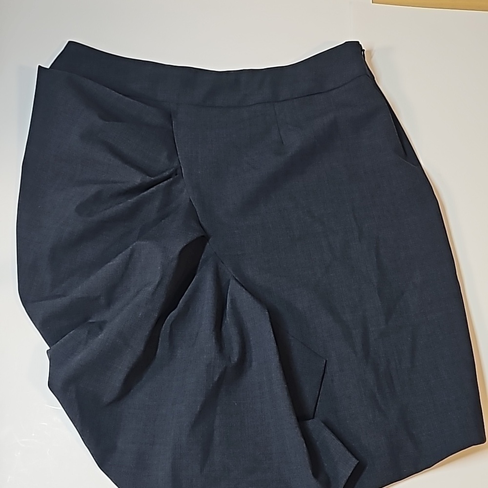 Cynthia Steffe Skirt 6 Women’s Tulip Pencil Rouched Fan Detail USA made